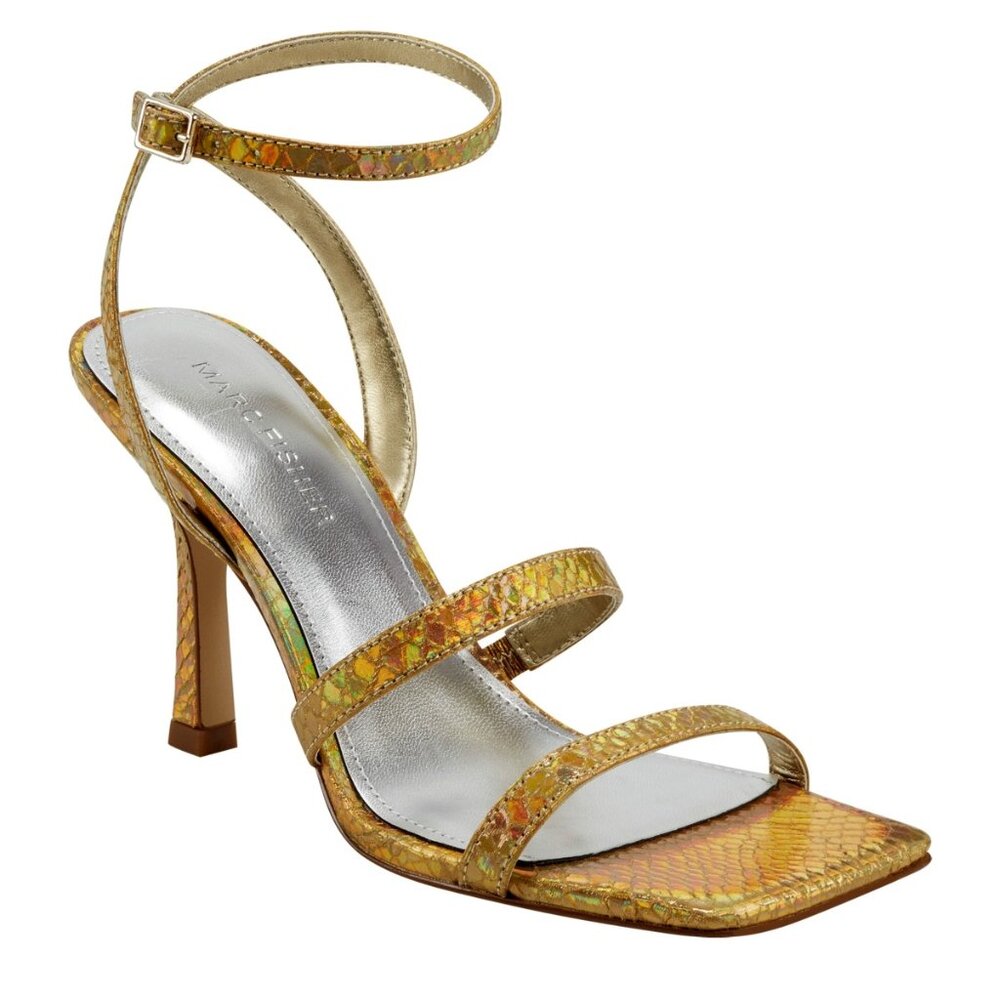 Brand New Marc Fisher Multicolor Strappy Heels